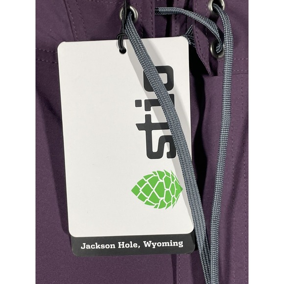 Stio CFS Board Shorts Mens 38X21.5 Purple Stretch Quick Dry UPF Comfort NEW - Picture 4 of 7